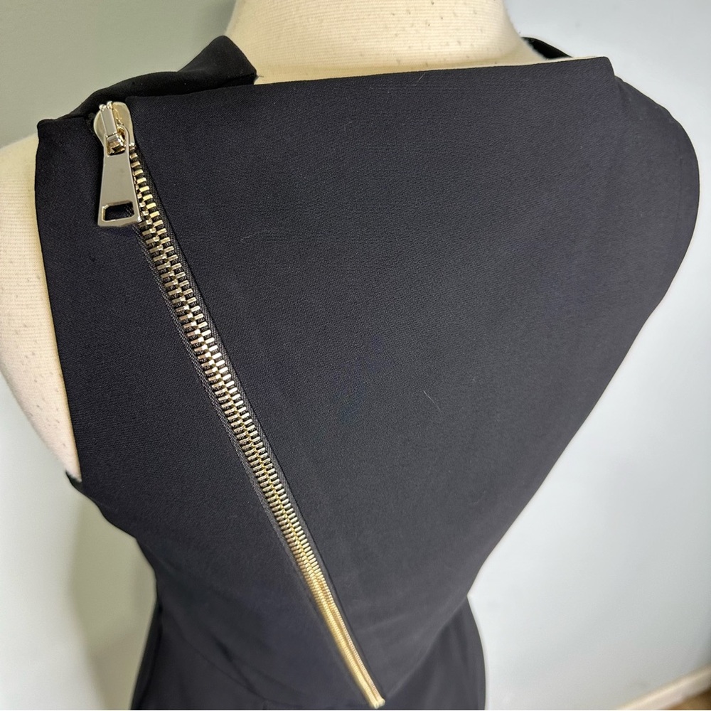 Givenchy Designer Black Exposed Asymmetrical Back… - image 7